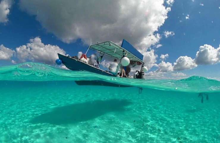 32.8 ft customized panga Cozumel charter private sightseeing boat