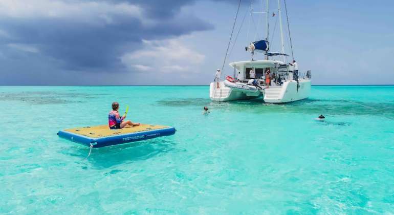39ft Lida Catamaran Rental Cozumel Private Sailing Charter