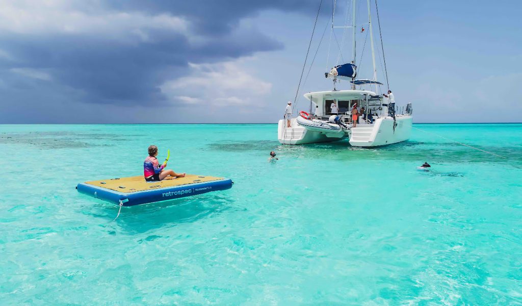 39ft Lida Catamaran Rental Cozumel Private Sailing Charter