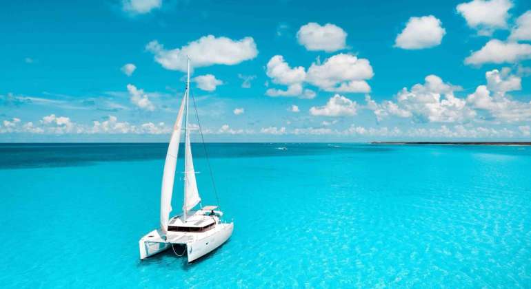 40ft Candela Catamaran Charter Cozumel Private Sailing Rental