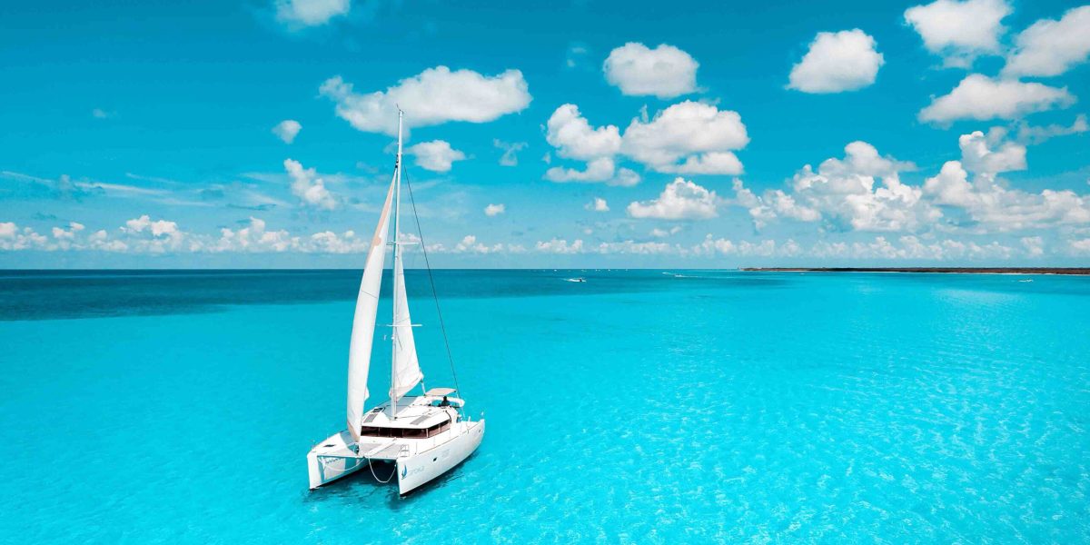 40ft Candela Catamaran Charter Cozumel Private Sailing Rental