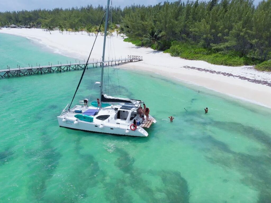 Isla de la Pasion Sailing Tour Cozumel Luxury Catamaran