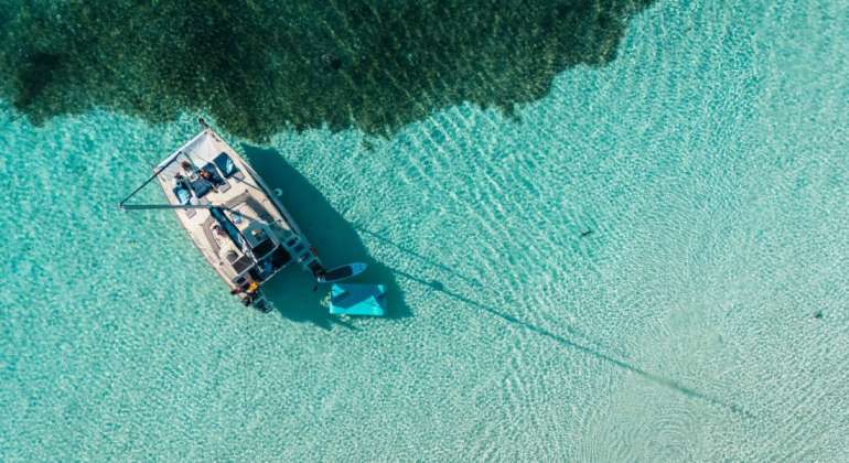 36ft La Yoya Catamaran Rental Cozumel Private Sailing Charter