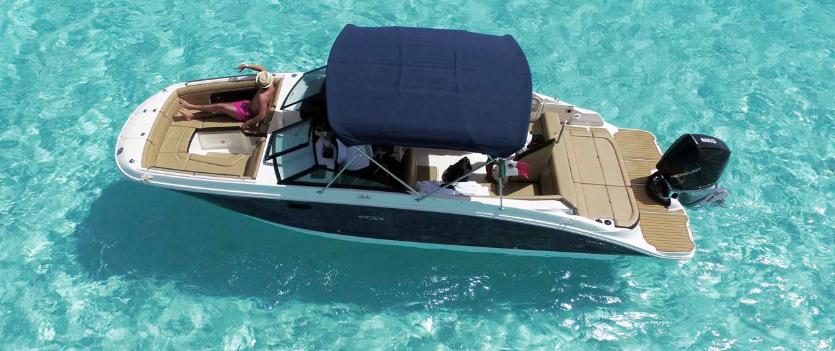 Sea Ray 28 boat charter in Cozumel Mexico private luxury boat rental